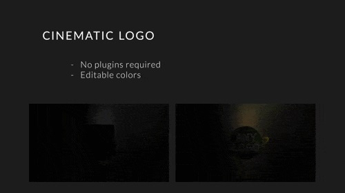 دانلود پروژه آماده لوگو سینمایی افترافکت  Cinematic Logo