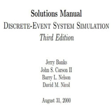 دانلود حل المسائل کتاب شبیه سازی سیستم های گسسته پیشامد
