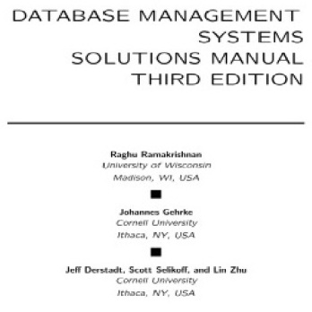 دانلود حل المسائل کتاب سیستم های مدیریت پایگاه داده رامک نیشانگ