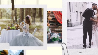 دانلود پروژه آماده افتر افکت اسلایدشو عروس Wedding Slideshow