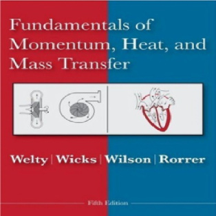 حل تمرین کتاب اصول اندازه حرکت حرارت و انتقال جرم Welty - ویرایش پنجم