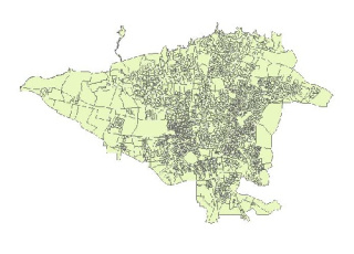 نقشه شیپ فایل آمار جمعتی شهر تهران برای سال 1390