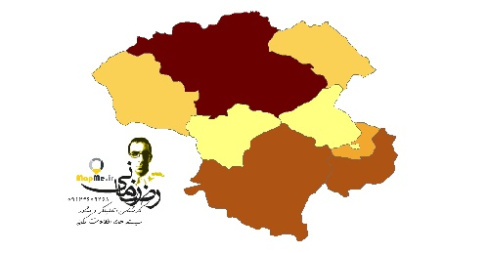 دانلود شیپ فایل(نقشه GIS) نتایج سرشماری سال 1395استان زنجان به تفکیک شهرستان(اطلاعات جمعیتی)