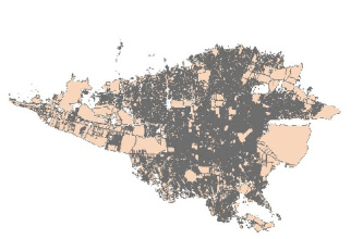 نقشه شیپ فایل جمعیت تهران سال 1385