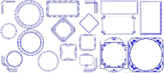وکتور کادر-وکتور حاشیه-کادر دایره-کادر مربعی-کادر مستطیل-حاشیه آینه-حاشیه تابلو-کادر آینه-کادر تابلو-ابزار طراحی-فایل کورل