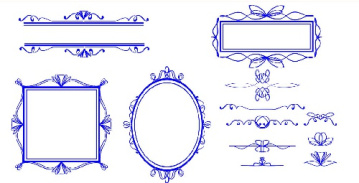 وکتور کادر- وکتور  حاشیه -ابزار طراحی -وکتور خطوط-فایل کورل