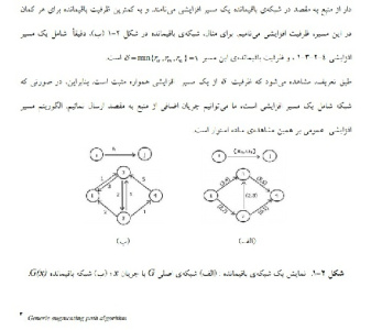 ماکسیمم جریان در شبکه ایستا (Maximum Folw in Static Network)