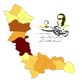 دانلود شیپ فایل(نقشه GIS) نتایج سرشماری سال 1395 استان آذربایجان غربی به تفکیک شهرستان(اطلاعات جمعیتی)