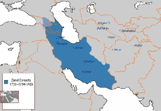 پاورپوینت کامل و جامع با عنوان تاریخ تمدن و حکومت زندیان (زندیه) در 68 اسلاید