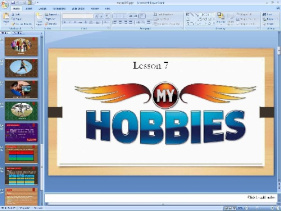 پاورپوینت درس هفتم زبان انگلیسی پایه هشتم: (My Hobbies )