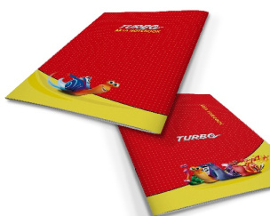 جلد دفتر لایه باز کارتون turbo