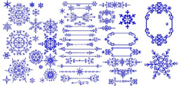 وکتور برف-وکتور کادر-وکتور حاشیه-طرح کریسمس-طرح زمستان-حاشیه-ابزار طراحی-فایل کورل