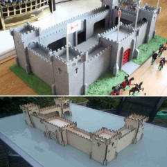 طرح ماکت قلعه جدید