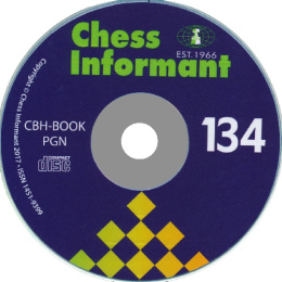 اینفور ماتور شطرنج 134 نسخه اورجینال نصبی همراه با سریال نامبر اورجینالChess Informant - ISSUE 134 on CD