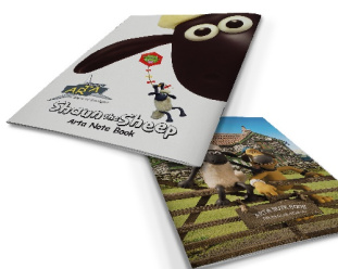 روجلد دفتر کلاسی لایه باز بره ناقلا  shaun the sheep