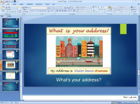 پاورپوینت درس هفتم زبان انگلیسی پایه هفتم: (My Address)