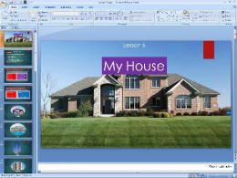 پاورپوینت درس ششم زبان انگلیسی پایه هفتم: (My House)