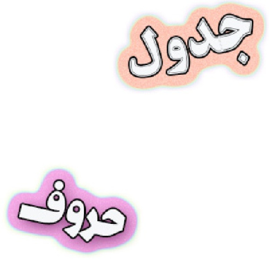 جدول حروف متقاطع فارسی