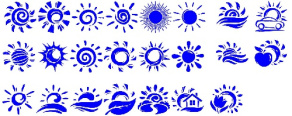 وکتور خورشید-لگوی خورشید-فایل کورل