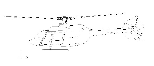 بلوک و فایل اتوکد - هلیکوپتر b206