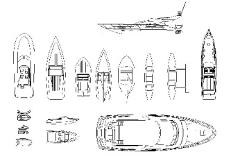بلوک و فایل اتوکد - انواع قایق