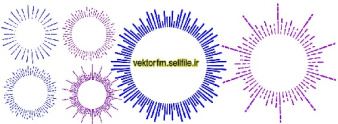 وکتور خورشید-وکتور اشعه -وکتور نور-وکتور کادر دایره-وکتور حاشیه-وکتور آفتاب-ابزار طراحی لگو-فایل کورل
