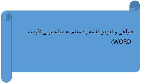 طراحی و تدوین نقشه راه معلم به مثابه مربی مخصوص مهارت آموزان ماده28 (فرمت word)