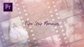 پروژه آماده پریمیر : film strip memories