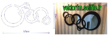 طرح برش لیزری قاب آینه دکوری-وکتور قاب آینه-وکتور حاشیه-وکتور کادر-وکتور کناره-طرح برش آینه دکوری-فایل کورل