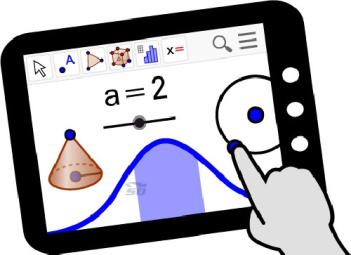 برنامه GeoGebra.3.2 مخصوص کلیه پایه ها،کاربردی در محاسبات حجم و....