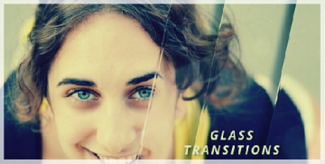 مجموعه ترنزیشن های شیشه ای افترافکت : Glass transtions videohive