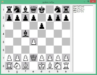 پروژه گرافیکی و حرفه ای بازی شطرنج به زبان سی شارپ