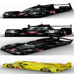 مدل سه بعدی 3D Model of Porsche 919 hybrid 24 hrs le mans