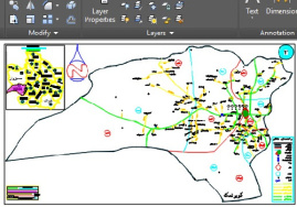 نقشه cad پایه شهرستان بردسکن، خراسان رضوی