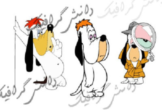 وکتور شخصیت کارتونی droopy