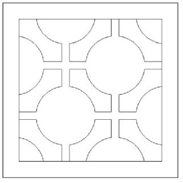 طرح وکتور گره چینی 30 جهت برش لیزر و س ان سی  ( DXF )