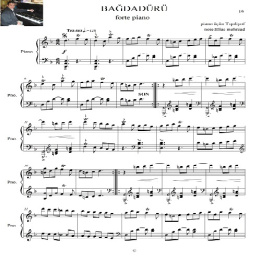 نت رقص آذری باغدا دورو برای پیانو در2ص فرمت pdf