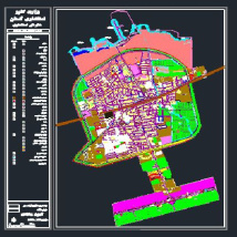 طرح جامع شهر بندرگز به صورت word به همراه نقشه های اتوکدی