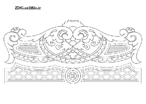 دانلود فایل مخصوص cnc تاج تخت با فرمت کورلی cdr