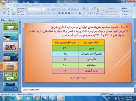 پاورپوینت درس 32 کارگاه کارآفرینی ( تهیه برنامه مالی و زمان بندی )