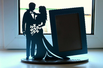 دانلود فایل اماده برش طرح قاب عکس عروسی با فرمت کورل