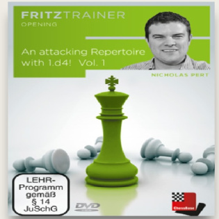 تدارک شروع بازی شطرنج مجموعه گشایش  حمله ای شطرنج Attacking Repertoire with 1.d4! Vol. 1 نسخه اورجینال