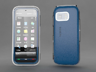 مدل سه بعدی گوشی نوکیا 5800 ( همراه تکسچر )
