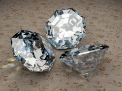مدل سه بعدی الماس ( همراه تکسچر )