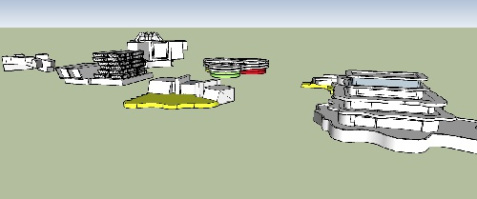 هفت نوع پروژه آماده هتل در اسکچاپ  ( sketchup)