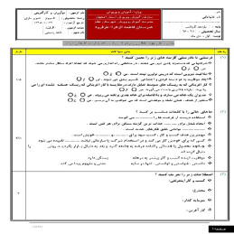 سوالات امتحان پودمان1,2,3,4,5 کارگاه نوآوری و کارآفرینی