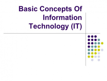 پاورپوینت کامل و جامع با عنوان مفاهیم پایه در فناوری اطلاعات (IT) در 37 اسلاید