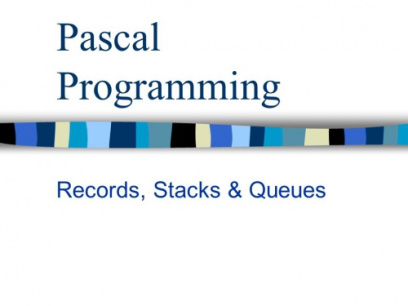 پاورپوینت کامل و جامع با عنوان رکوردها در زبان پاسکال در 43 اسلاید