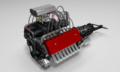 پروژه و مدل آماده موتور دیزلی W16 طراحی شده در کتیا v5