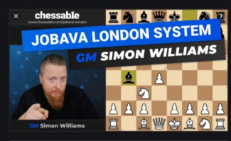 فیلم شروع بازی شطرنج سیستم لندن جوباوا-جدید مهیج و خطرناک  The Jobava London System
